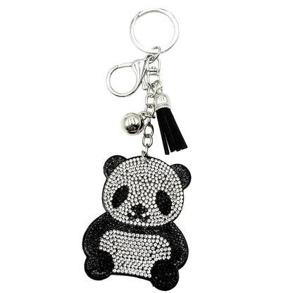 Panda strass noir glands