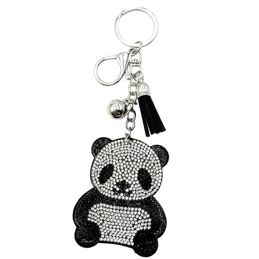 Panda strass noir glands