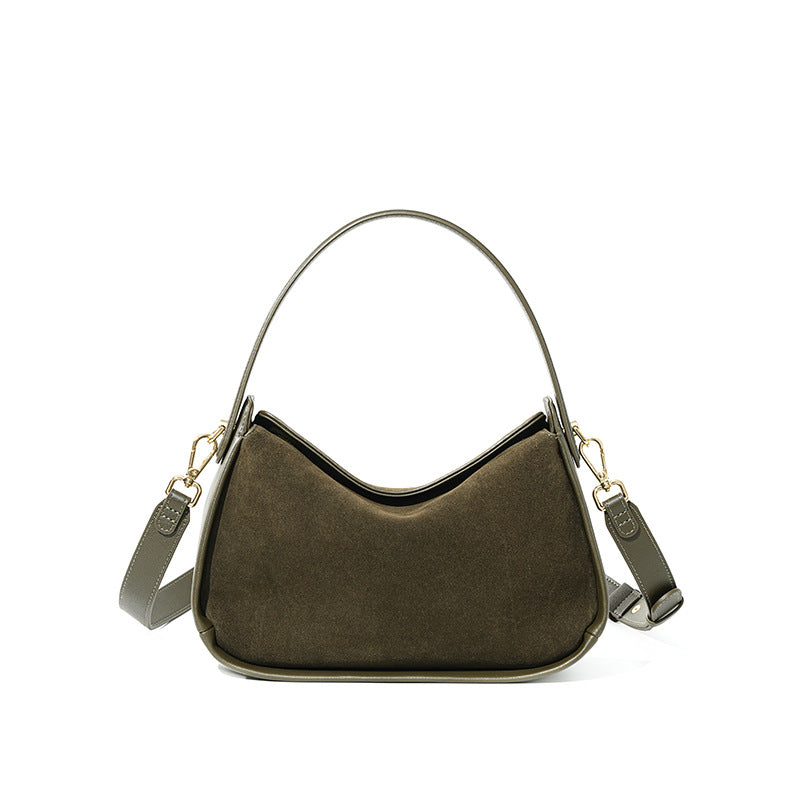 Sac suède polyvalent vue face