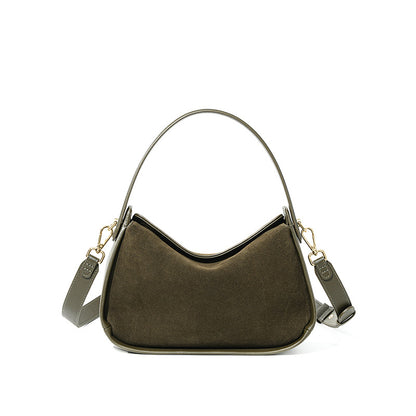 Sac suède polyvalent vue face