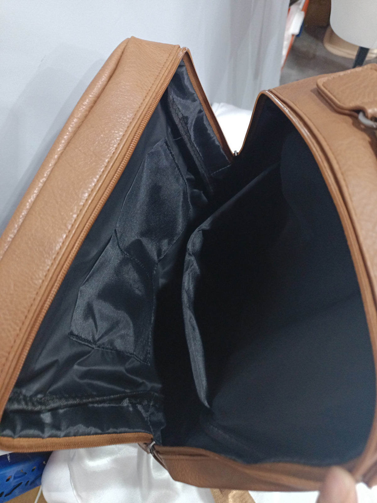 Fatima sac dos noir froid 40x28x18cm