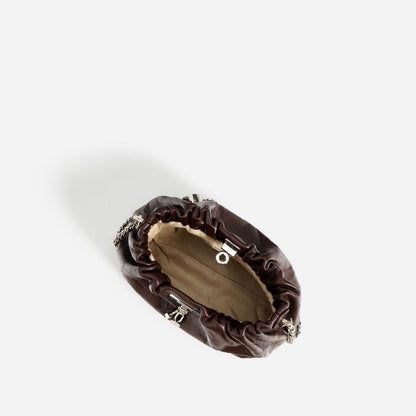 Sac nuage plissé vue profil
