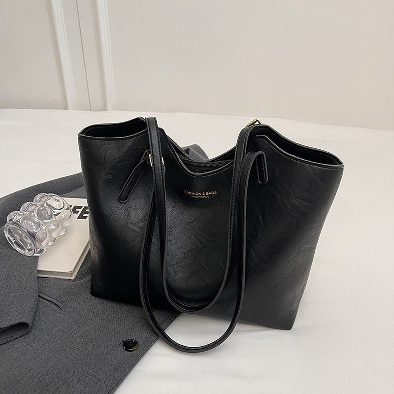 Tote texturé bordeaux
