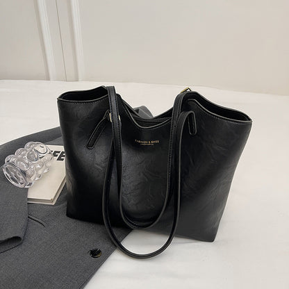 Tote texturé bordeaux