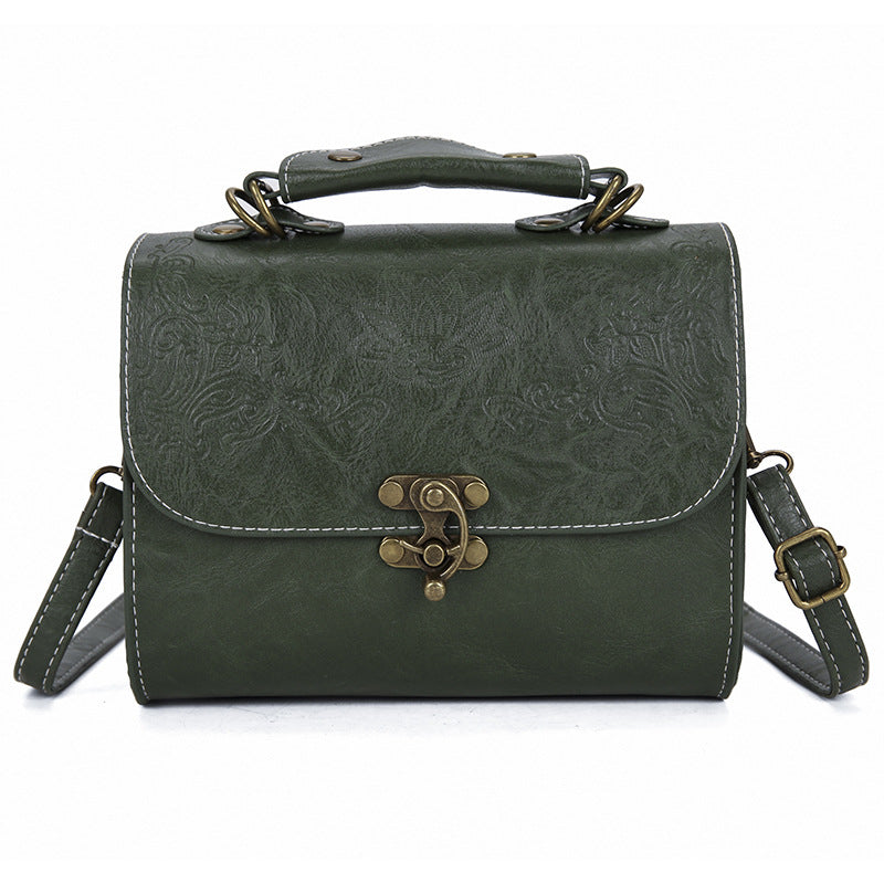 Sac crossbody PU noir rigide