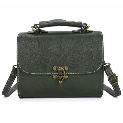 Sac crossbody PU noir rigide