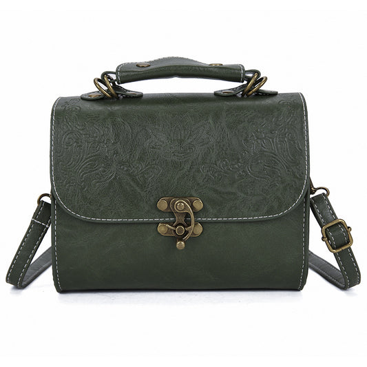 Sac crossbody PU noir rigide