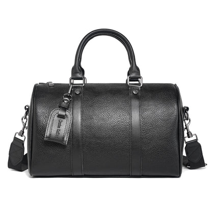 Sac cuir litchi noir waterproof Hannelore Vogalia Paris