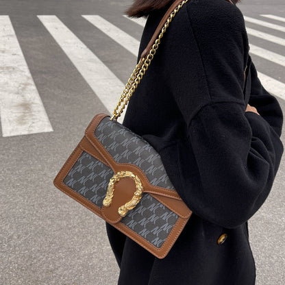 Sac bandoulière casual PU noir