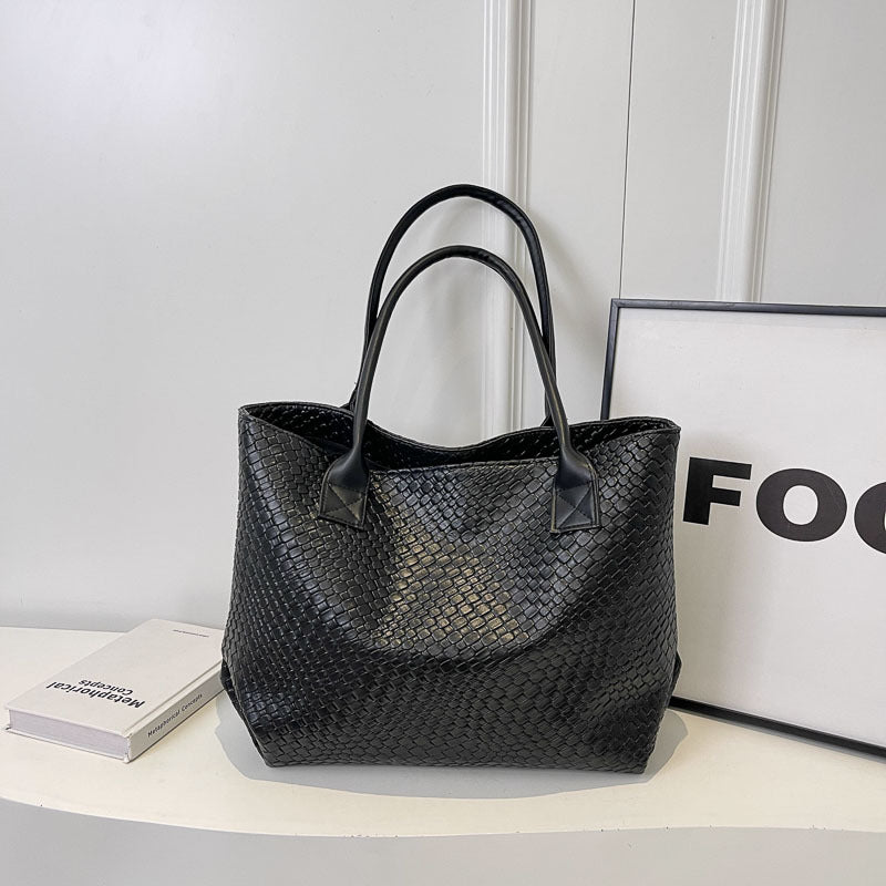 Sac tressé nouvelle texture vue face