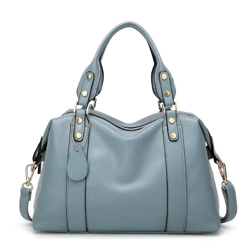 Sac main femme gris élégant