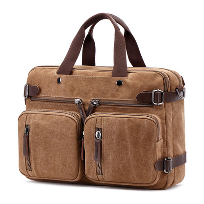 Sac dos crossbody vert armée portable