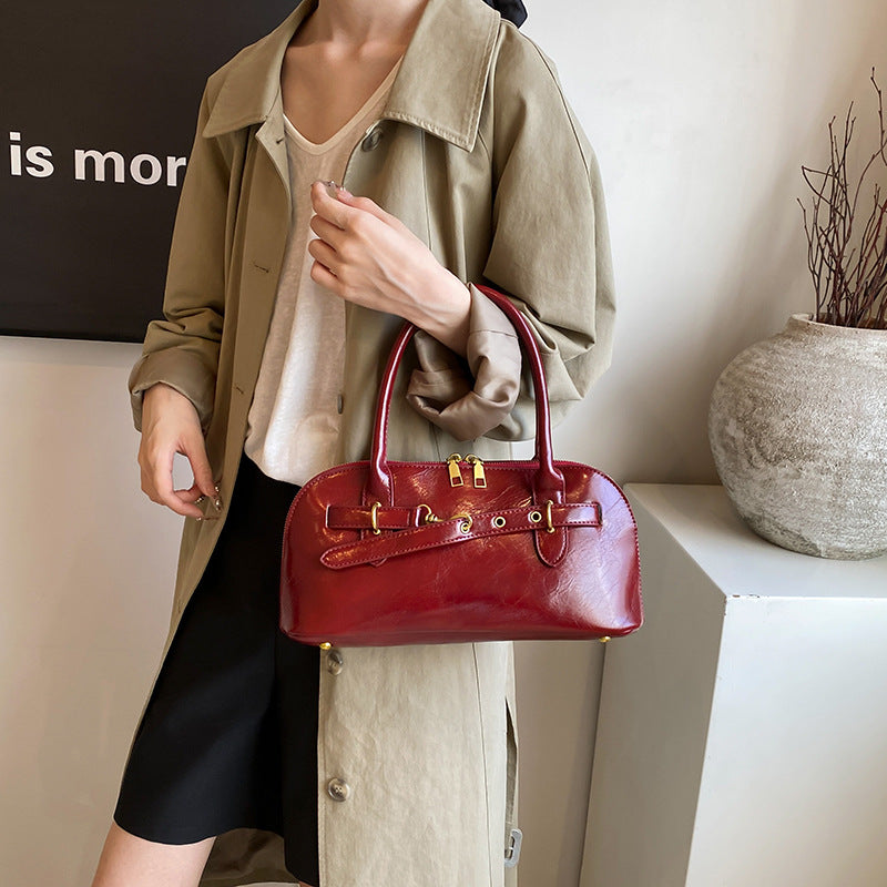 Sac portable rétro 4 coloris vue face