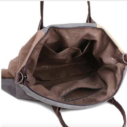 Tote bag canard violet café