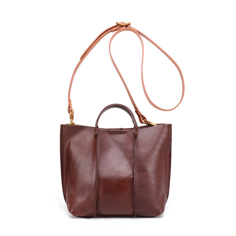 Sac cuir multicouche vue face