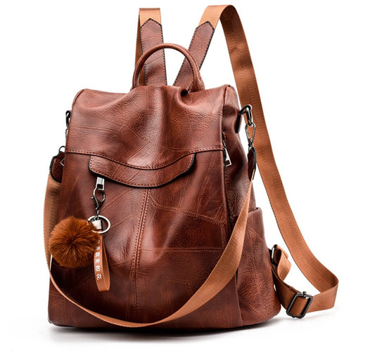 Sac dos abeille noir crossbody