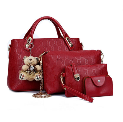 Poche creuse extérieure sac blanc cassé gaufré femme, accès rapide style child bag carré

