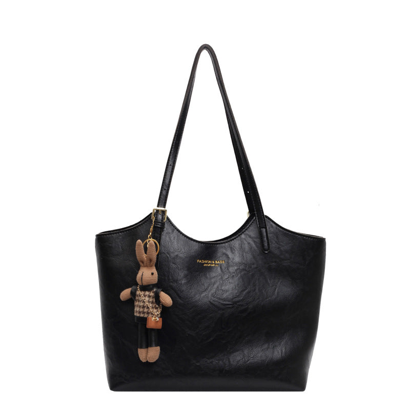 Tote texturé marron femme