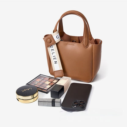 Sac Seau en Cuir Véritable – Bandoulière Ajustable, Grande Capacité