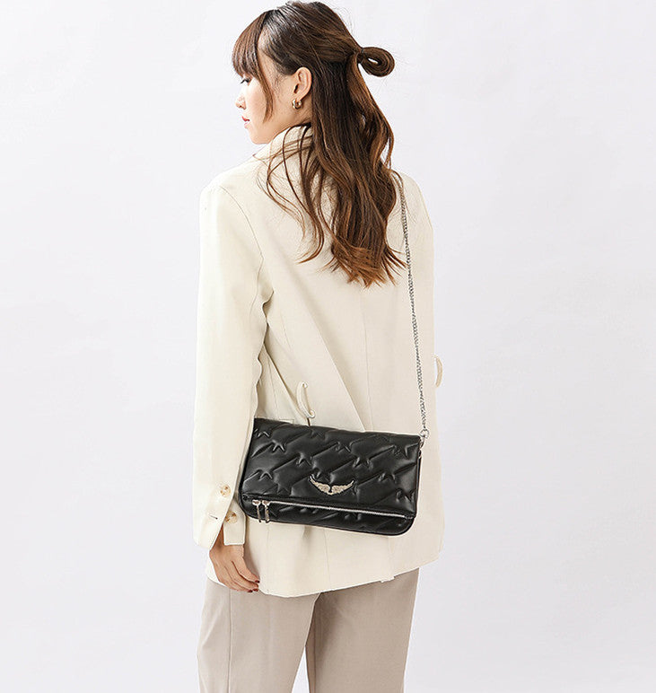 Sac cuir agneau femme dimensions 27x15x6cm