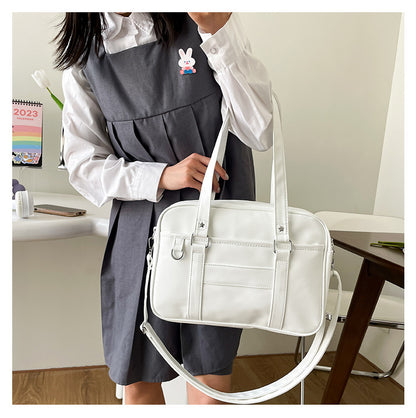 Tatiana crossbody blanc vue face