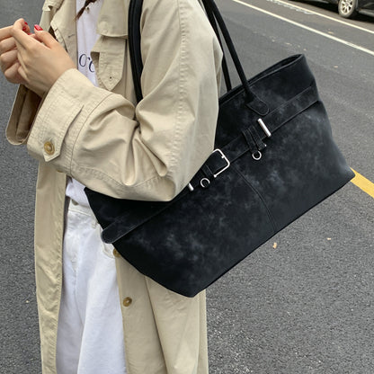 Una sac café kaki vue face