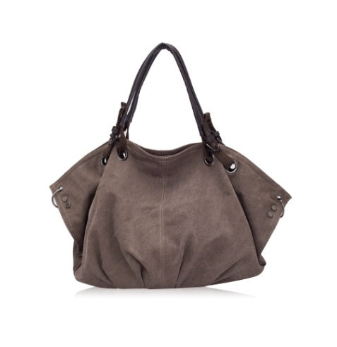 Sac canvas rose rouge vue face