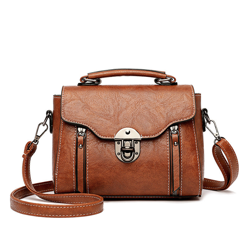 Sac rétro portable noir