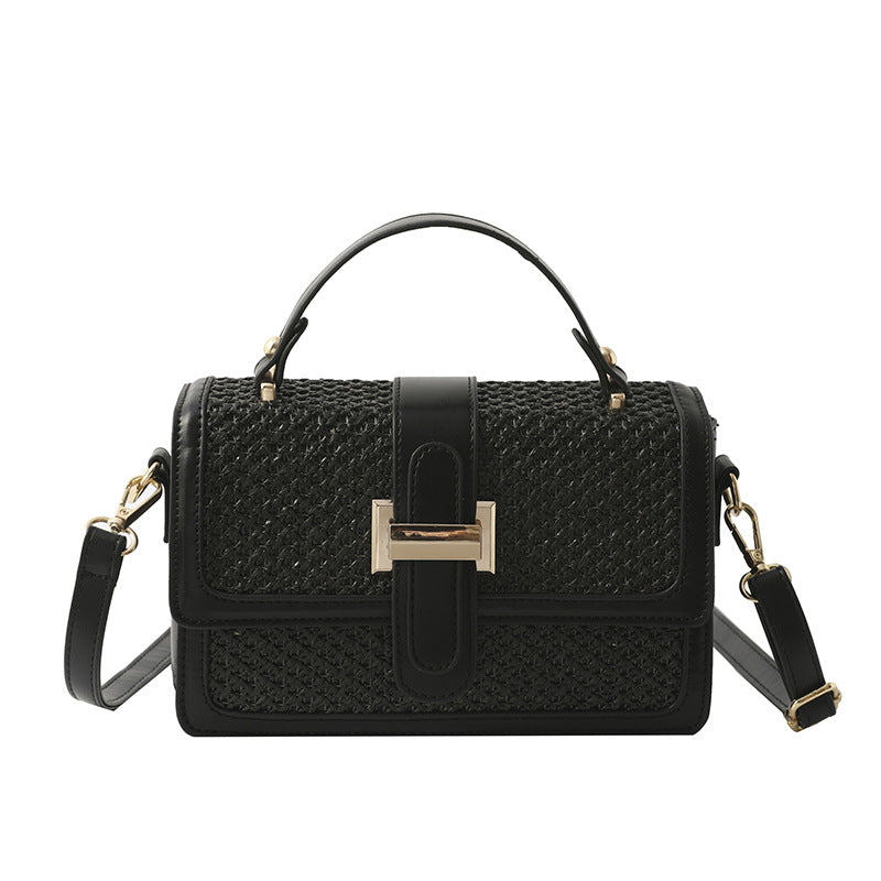 Sac crossbody tressé vue intérieure