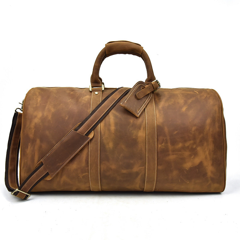 Sac messenger cuir vachette vue face