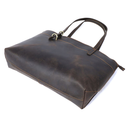 Tote cuir vachette vue profil