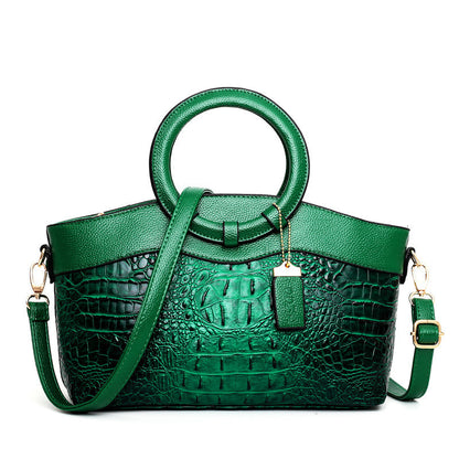 Sac à Main Femme Luxe Cuir Effet Croco