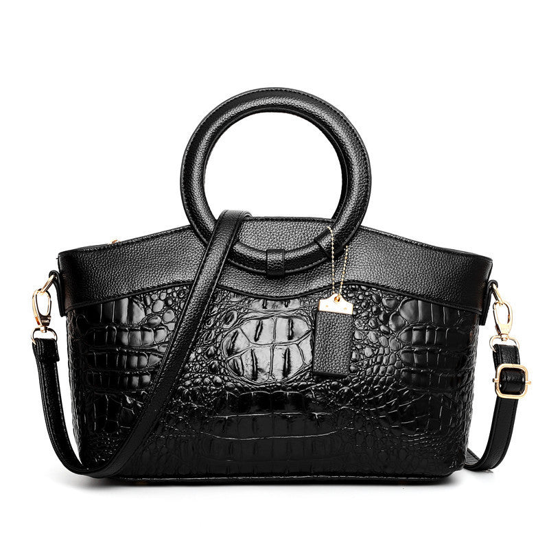 Sac à Main Femme Luxe Cuir Effet Croco