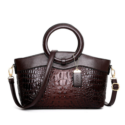 Sac à Main Femme Luxe Cuir Effet Croco