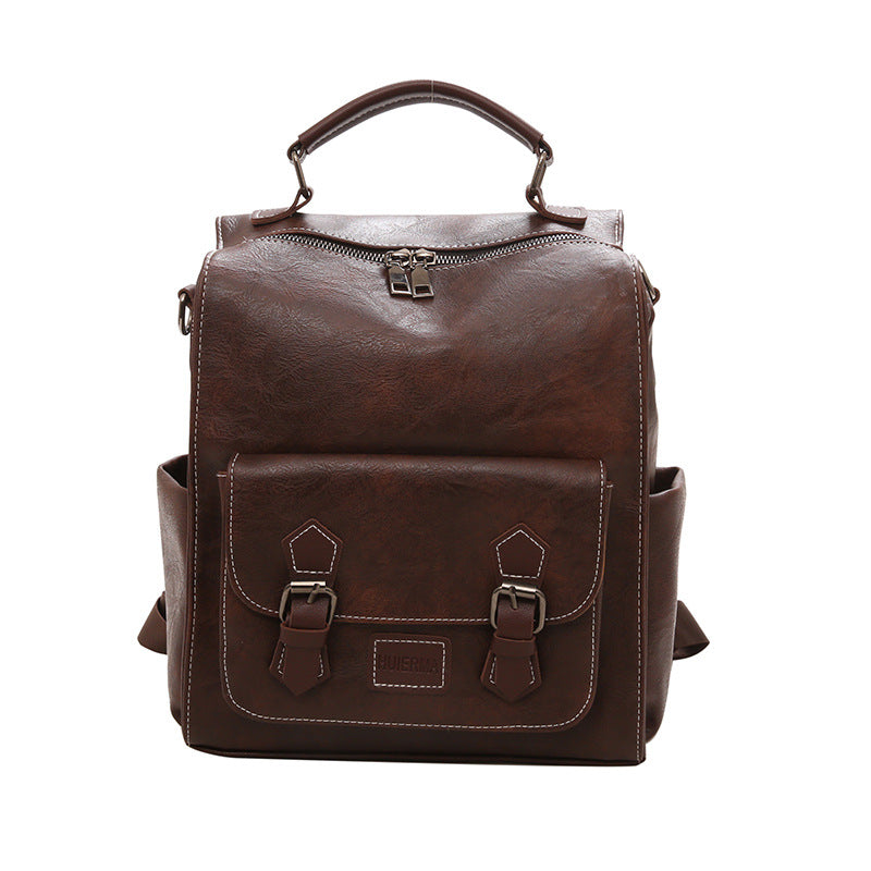 Fermeture éclair fermoir double sécurité sac dos coréen femme protection contenu