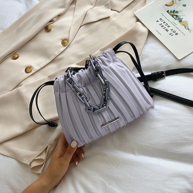 Sac seau plissé 6 coloris vue face