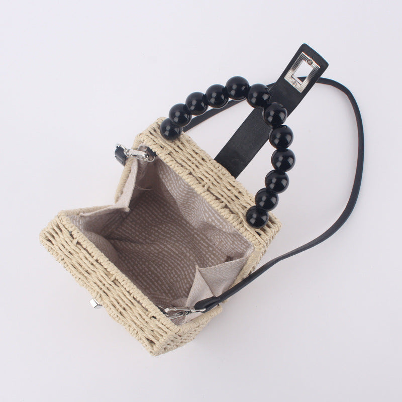 Sac rotin trapezoïde vue face