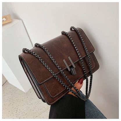 Sac carré rétro noir wild