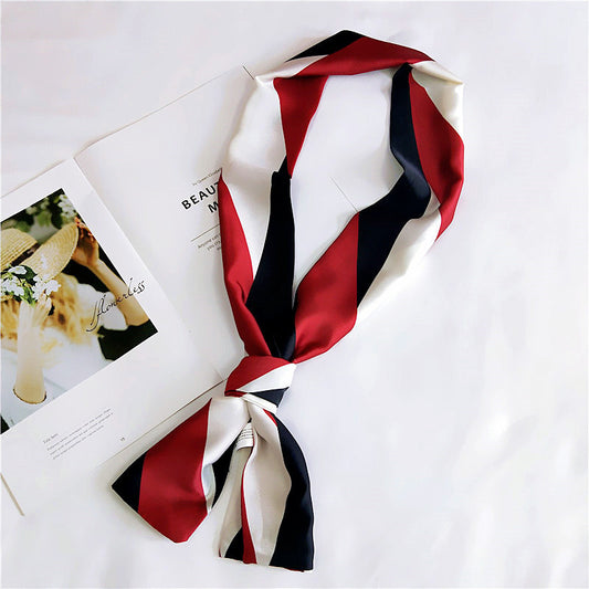 Foulard soie double face style 1