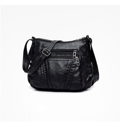 Sac Bandoulière Femme Vogalia Cuir Lavé Doux