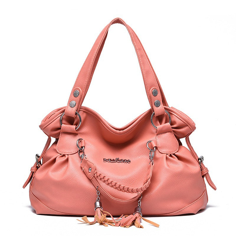 Sac à main femme porté épaule – cuir souple