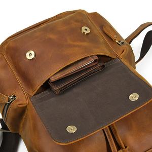Grand sac dos cuir Crazy Horse 2 coloris