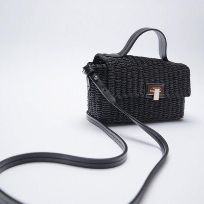 Sac paille business vue intérieure