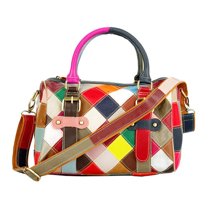 Sac cuir véritable messager vue face
