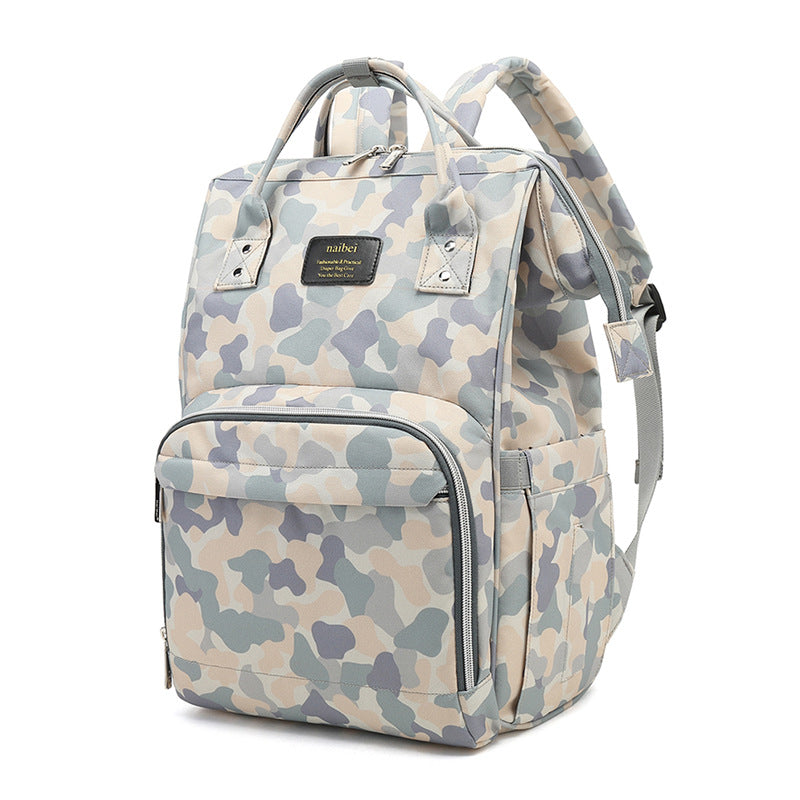 Sac maternité bleu multifonction