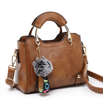 Sac pandora abricot boules PU Zélie Vogalia Paris