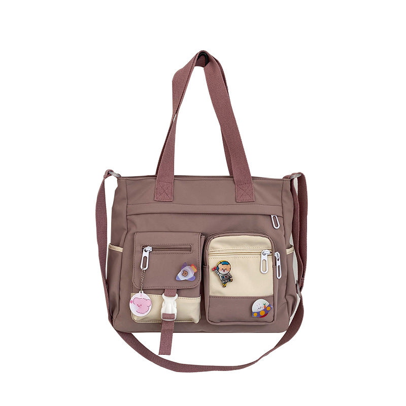 Sac nylon étudiant noir