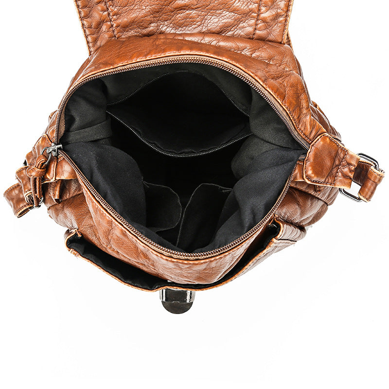 Petit sac carré vue intérieure zip