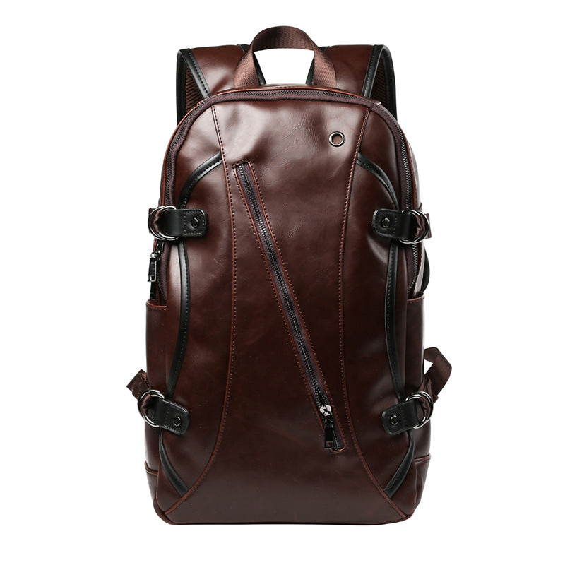Sac à dos cuir Crazy Horse marron rétro