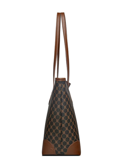 Sac fourre-tout à épaule motif géométrique - Vogalia